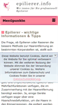 Mobile Screenshot of epilierer.info